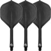 Shot - Flight Deck - Standard Dart Flights - Integrated Flight & Shaft System - Short (19.2mm) / Black