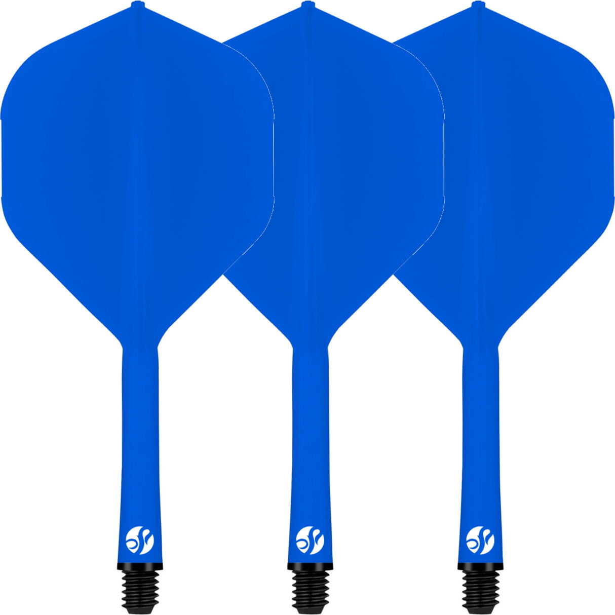 Shot - Flight Deck - Standard Dart Flights - Integrated Flight & Shaft System - Short (19.2mm) / Blue