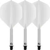 Shot - Flight Deck - Standard Dart Flights - Integrated Flight & Shaft System - Short (19.2mm) / Clear