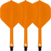 Shot - Flight Deck - Standard Dart Flights - Integrated Flight & Shaft System - Short (19.2mm) / Orange