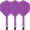 Shot - Flight Deck - Standard Dart Flights - Integrated Flight & Shaft System - Short (19.2mm) / Purple
