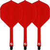 Shot - Flight Deck - Standard Dart Flights - Integrated Flight & Shaft System - Short (19.2mm) / Red