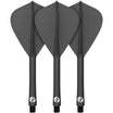 Shot - Flight Deck - Kite Dart Flights - Integrated Flight & Shaft System - Short (21mm) / Black