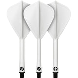 Shot - Flight Deck - Kite Dart Flights - Integrated Flight & Shaft System - Short (21mm) / White