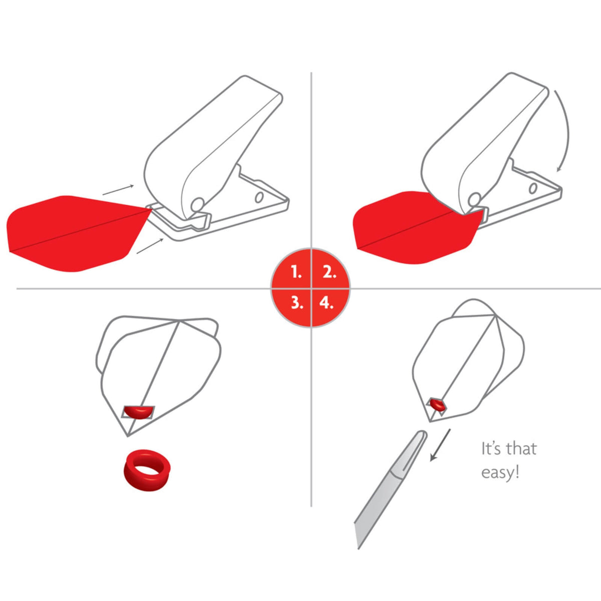 Flight Accessories - Harrows - Dart Flight Punch 
