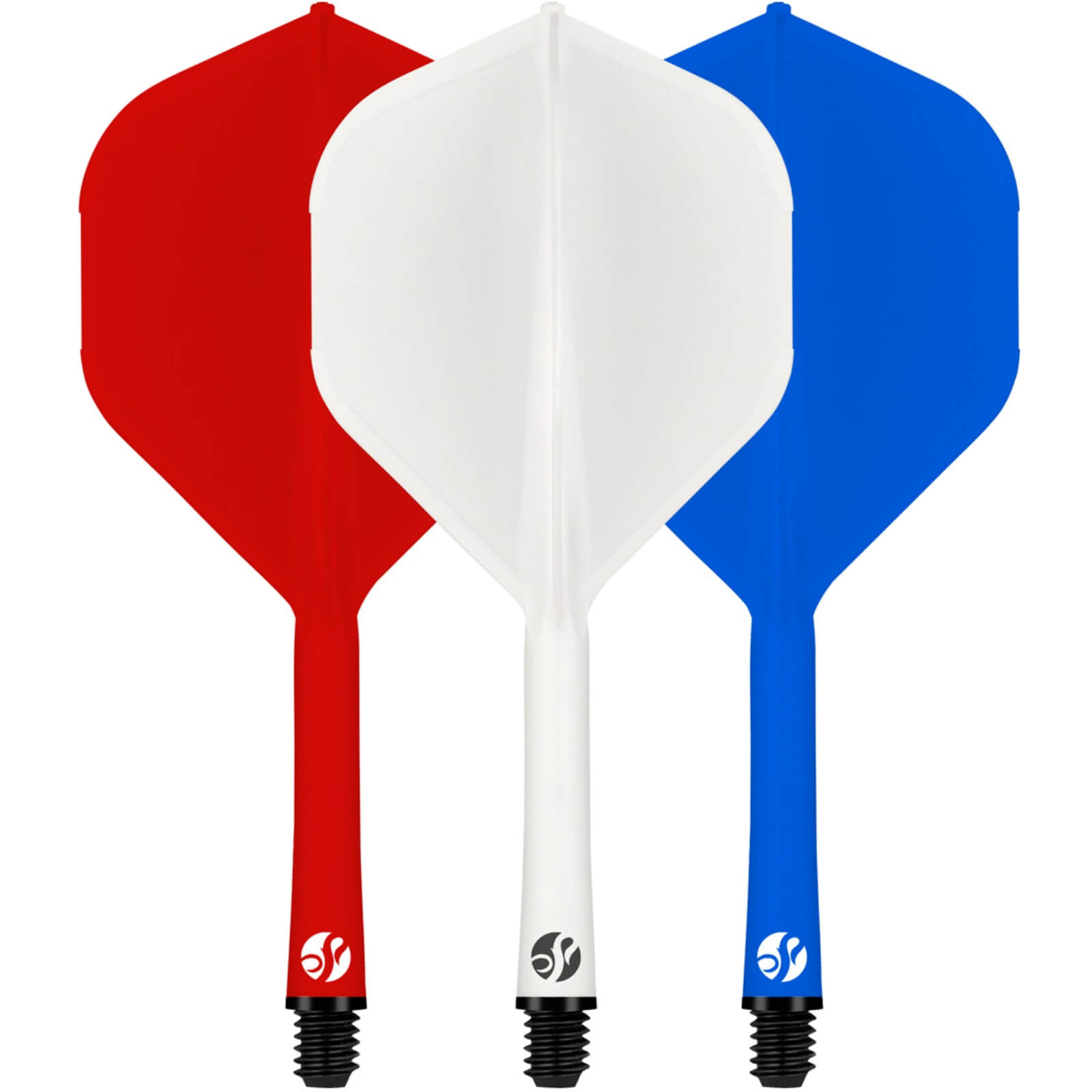 Dart Flights - Shot - Flight Deck Tricolour - Standard Dart Flights - Integrated Flight & Shaft System