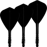 Mission - Force 90 Vortex - Kite Dart Flights - Integrated Flight & Shaft System - Short / Black