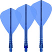 Mission - Force 90 Vortex - Kite Dart Flights - Integrated Flight & Shaft System - Short / Blue