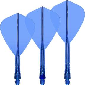 Mission - Force 90 Vortex - Kite Dart Flights - Integrated Flight & Shaft System - Short / Blue