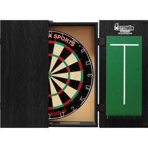 Formula Sports - Micro-Band III Dartboard & Cabinet Bundle - Black