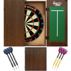 Formula Sports - Micro-Band III Dartboard & Cabinet Ready to Play Bundle - Walnut