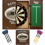 Formula Sports - Micro-Band III Dartboard & Cabinet Ready to Play Bundle - Battlers Bar