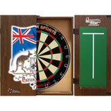 Formula Sports - Micro-Band III Dartboard & Cabinet Bundle - Sports Bar