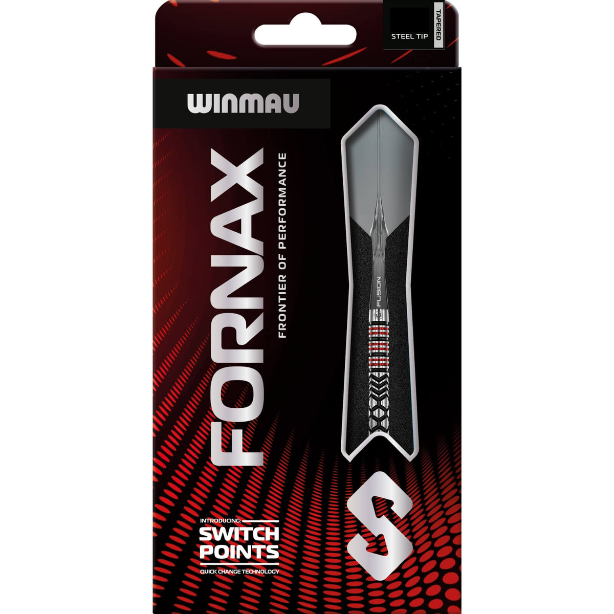 Darts - Winmau - Fornax Tapered Darts - Switch Points - Steel Tip - 90% Tungsten - 21g 23g