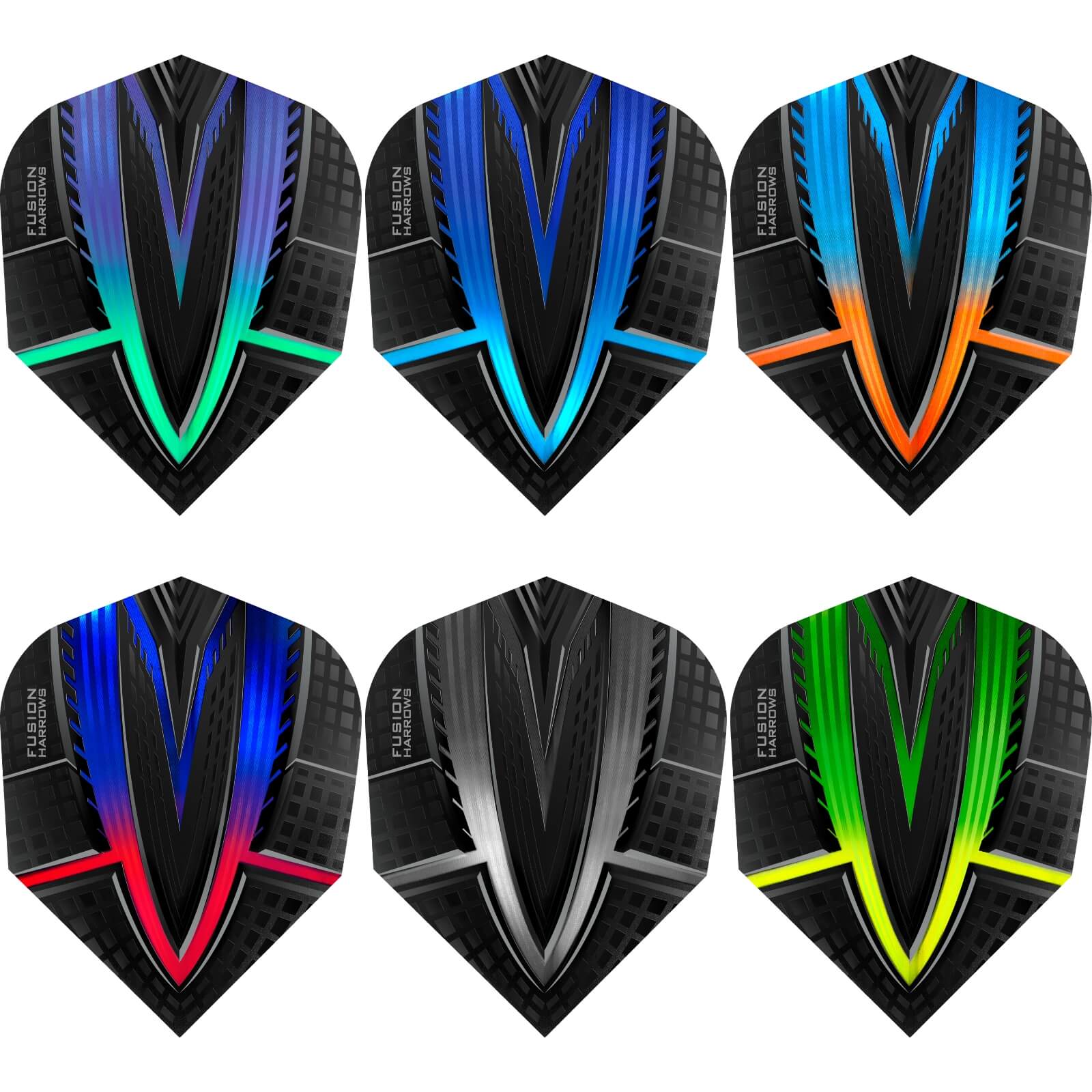 Dart Flights - Harrows - Fusion - Standard Dart Flights 