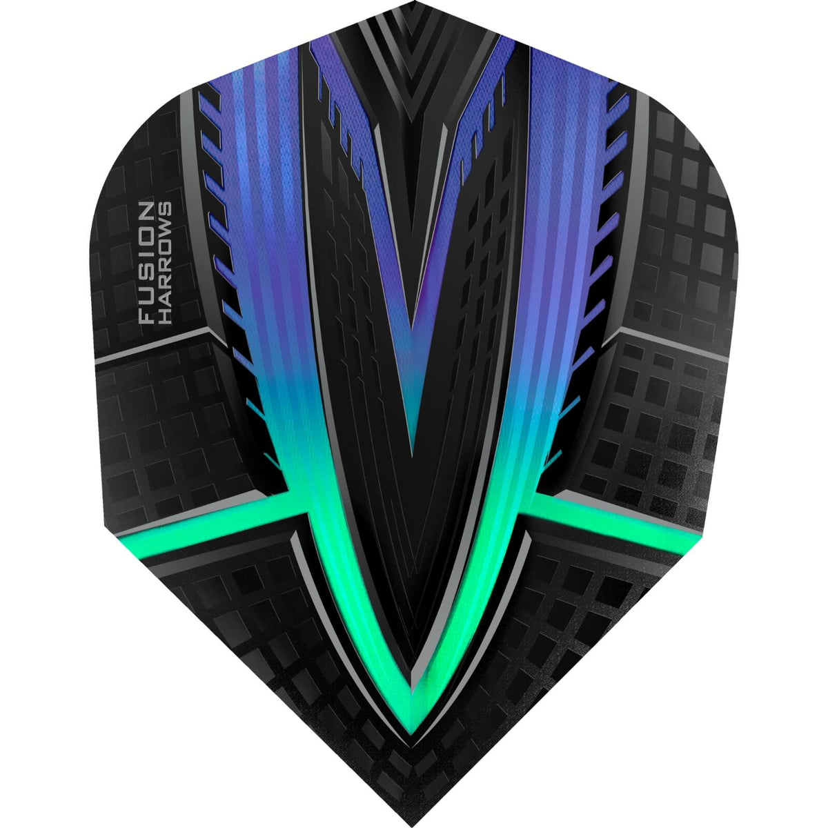Dart Flights - Harrows - Fusion - Standard Dart Flights Aqua