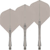 Winmau - Fusion - Big Wing Dart Flights - Integrated Flight & Shaft System - Short (22mm) / Smokey