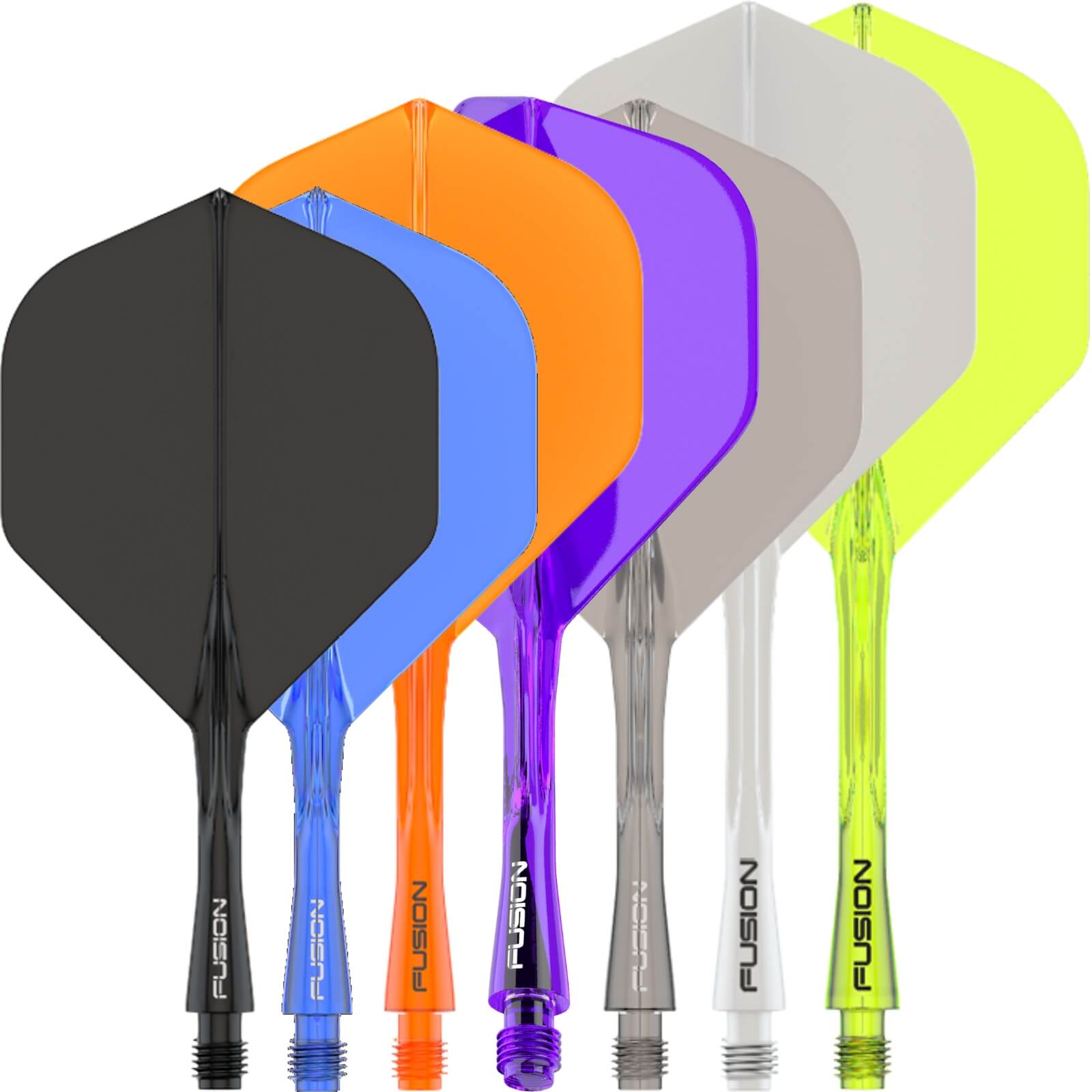 Dart Flights - Winmau - Fusion - Big Wing Dart Flights - Integrated Flight & Shaft System