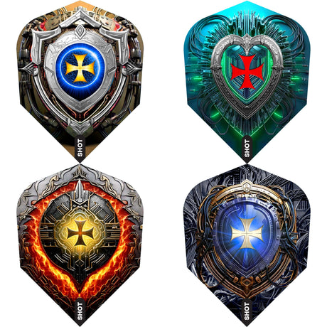 Shot - Future Knights - Standard Dart Flights -