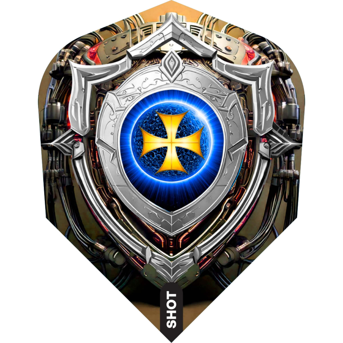 Dart Flights - Shot - Future Knights - Standard Dart Flights Darkstar