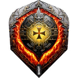 Shot - Future Knights - Standard Dart Flights - Hachette