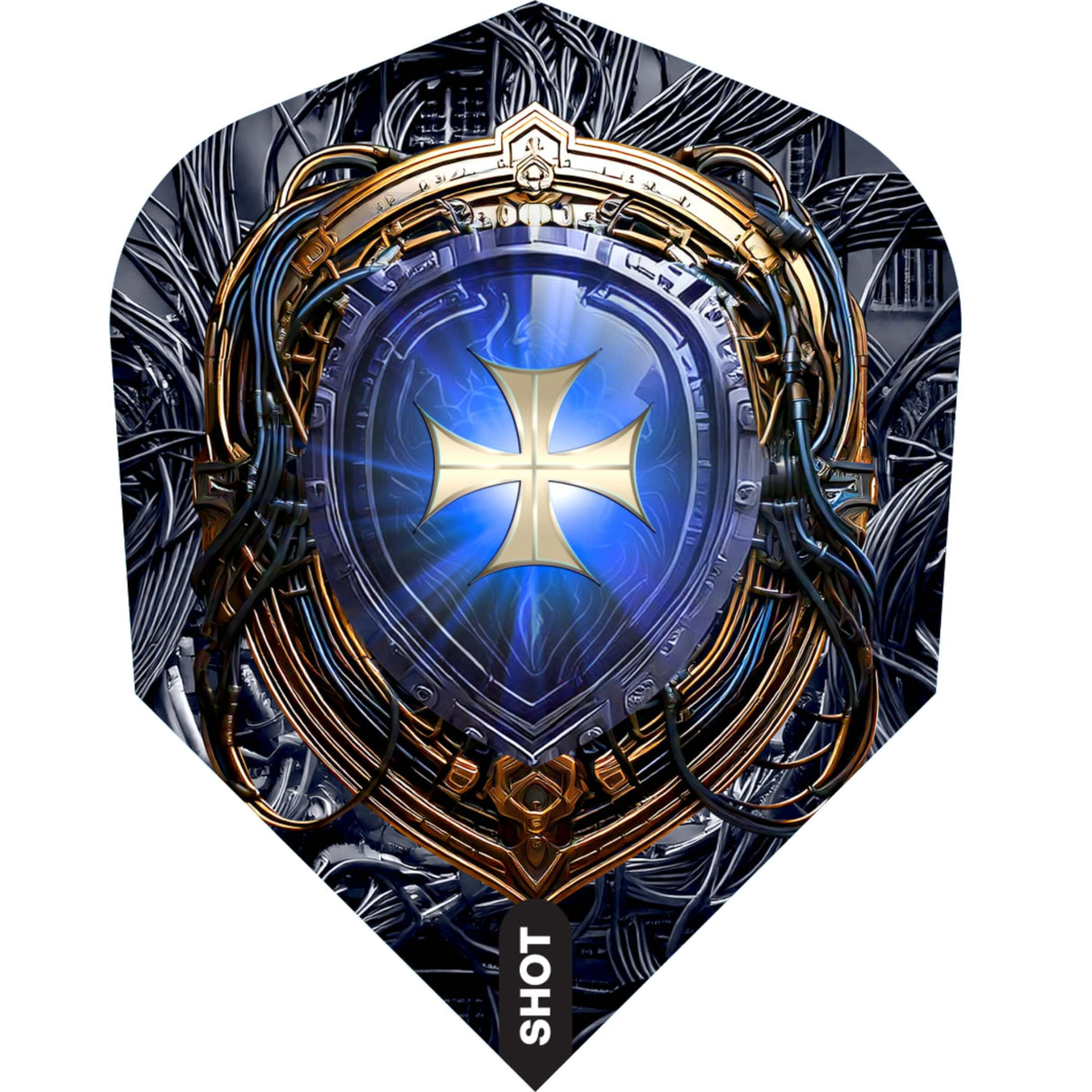 Shot - Future Knights - Standard Dart Flights - Ironsoul