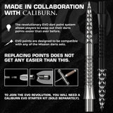 Mission - Caliburn EVO GV Logo Dart Points - 26mm 32mm 38mm