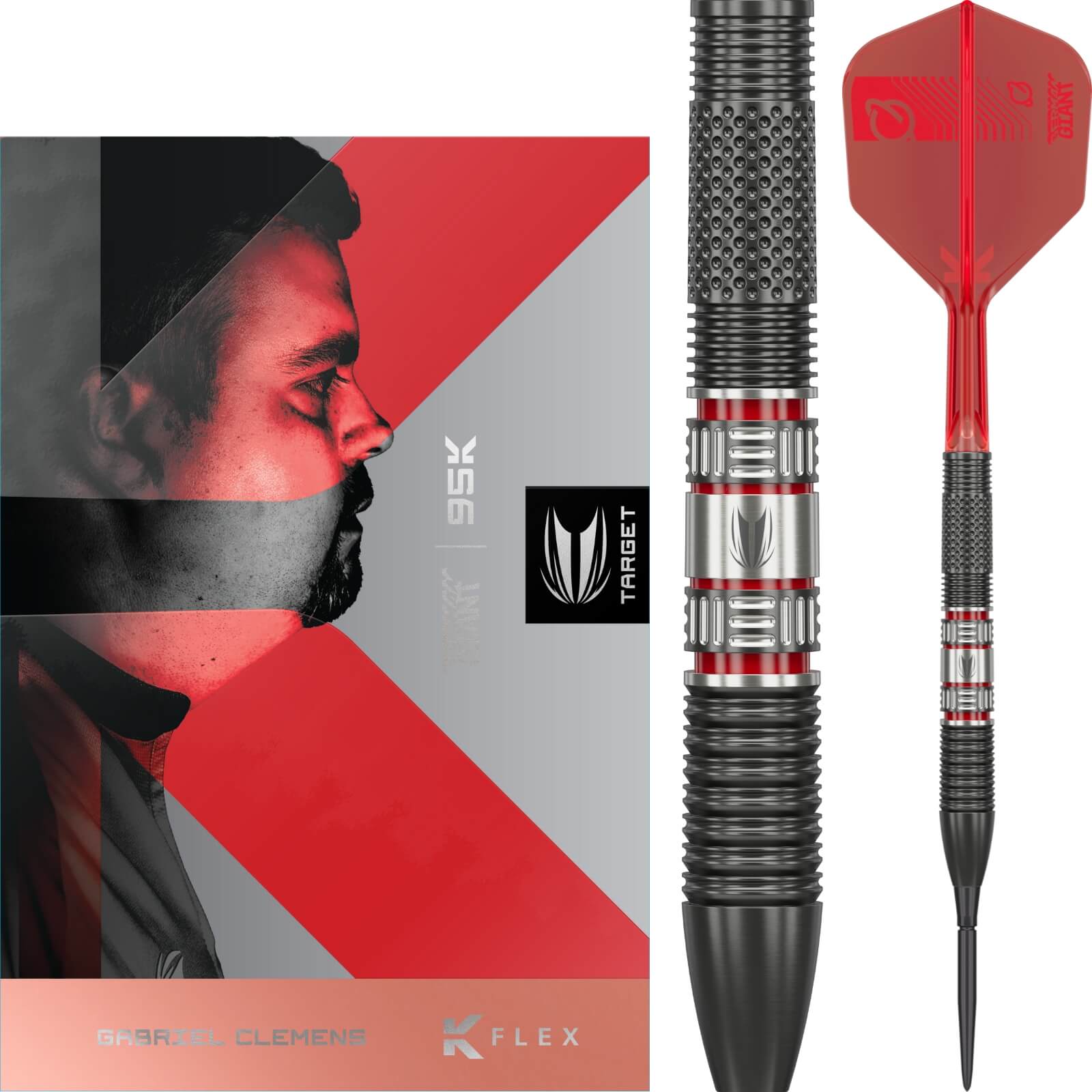 Darts - Target - Gabriel Clemens 95K Darts - Swiss Point - Steel Tip - 95% Tungsten - 21g 22g 23g