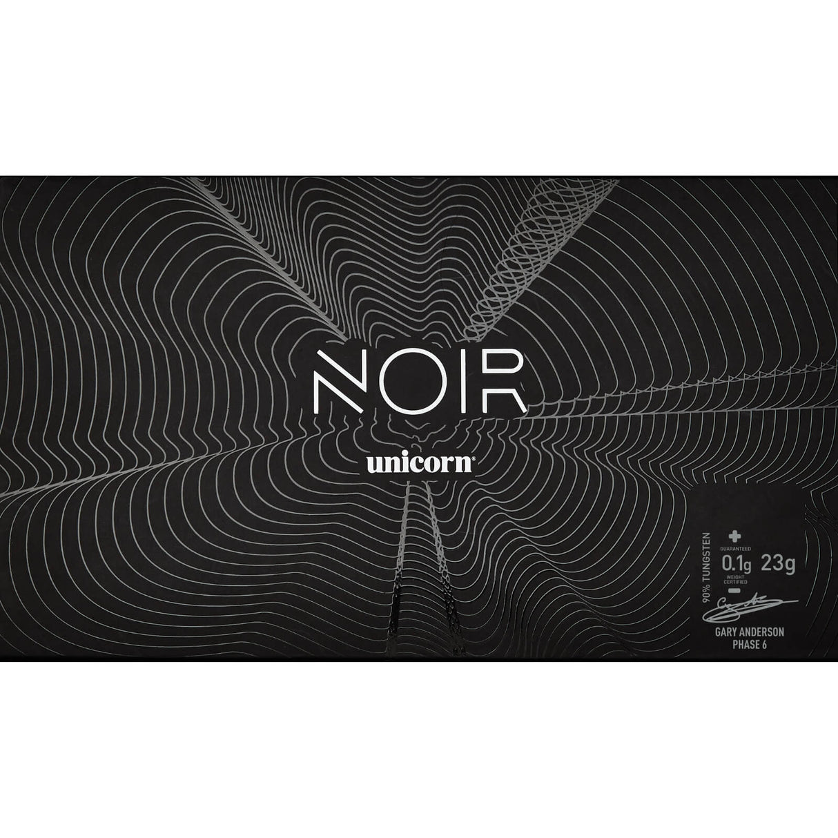Unicorn - Gary Anderson Noir Phase 6 Darts - 90% Tungsten - 21g 22g 23g 24g 25g -