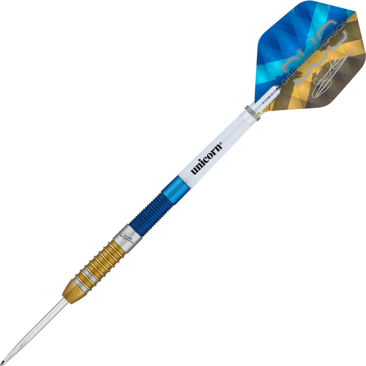 Darts - Unicorn - Gary Anderson Duo Darts - Steel Tip - 90% Tungsten - 21g 23g