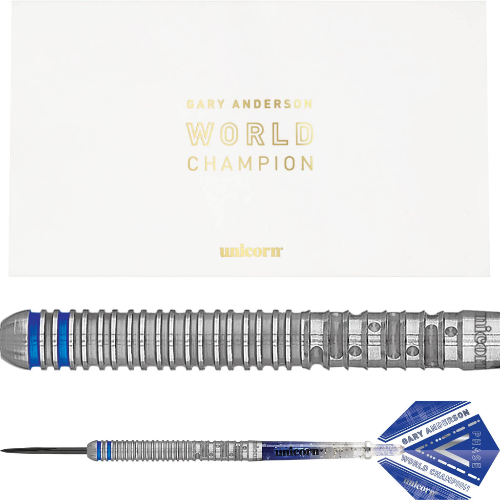 gary anderson phase5 スティール 25g Gary Anderson Noir 90% Tungsten Phase 5 World Champion Steel