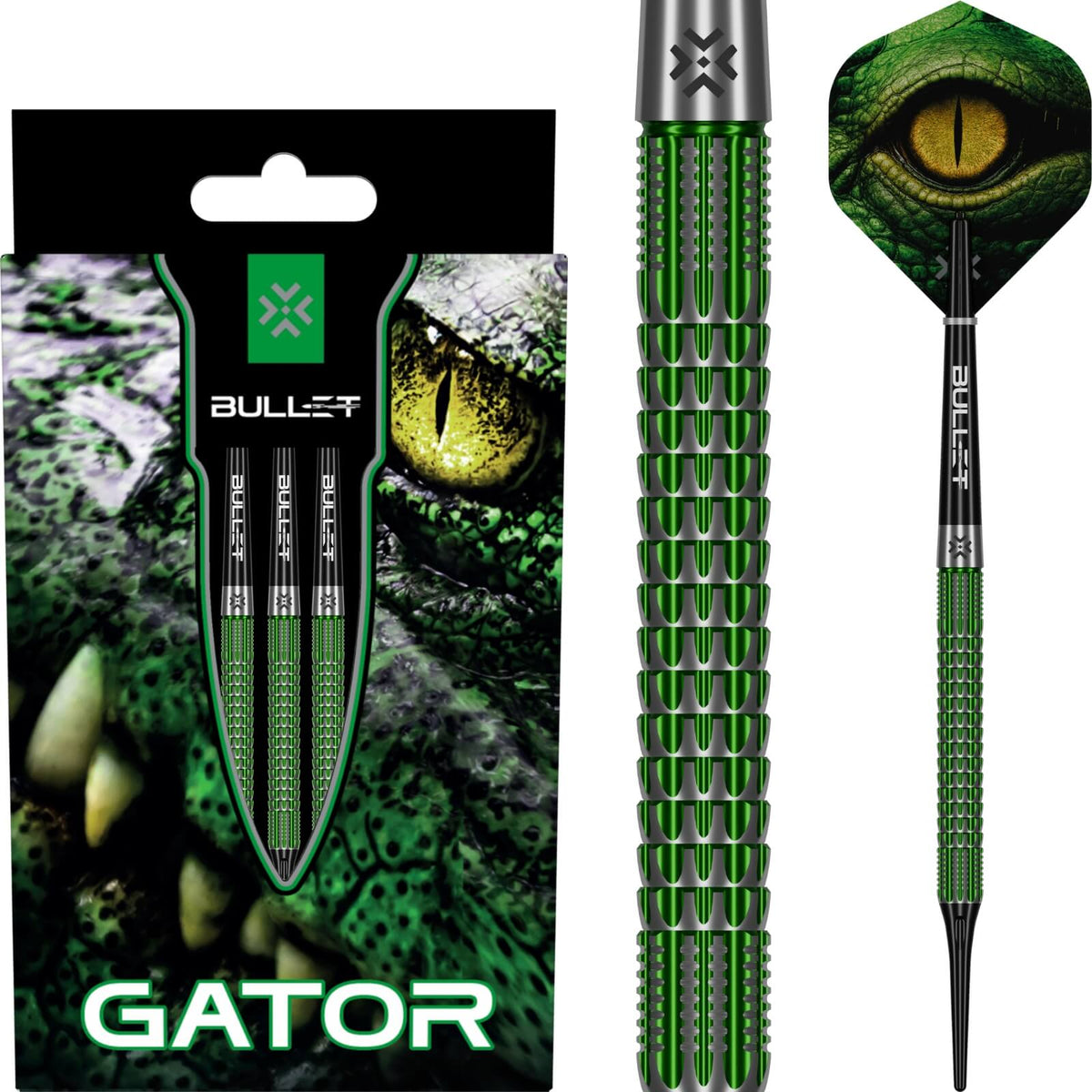 Bullet - Gator Darts - Soft Tip - 90% Tungsten - 20g