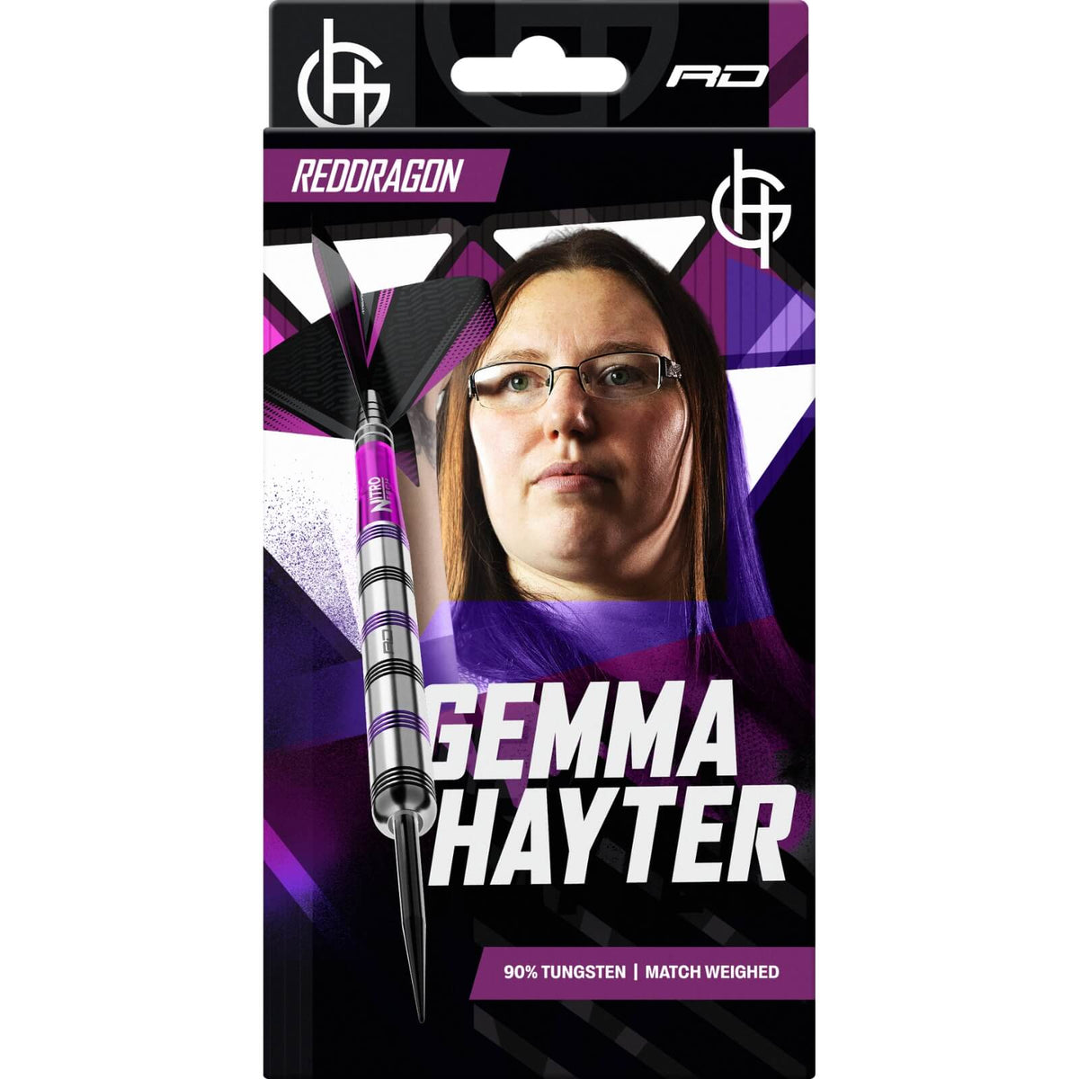 Red Dragon - Gemma Hayter Darts - Steel Tip - 90% Tungsten - 22g