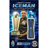 Red Dragon - Gerwyn Price Glacier Darts - 90% Tungsten - 22g 24g 26g -