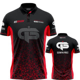 Red Dragon - Gerwyn Price Red Tour Polo Dart Shirt - S to 3XL -