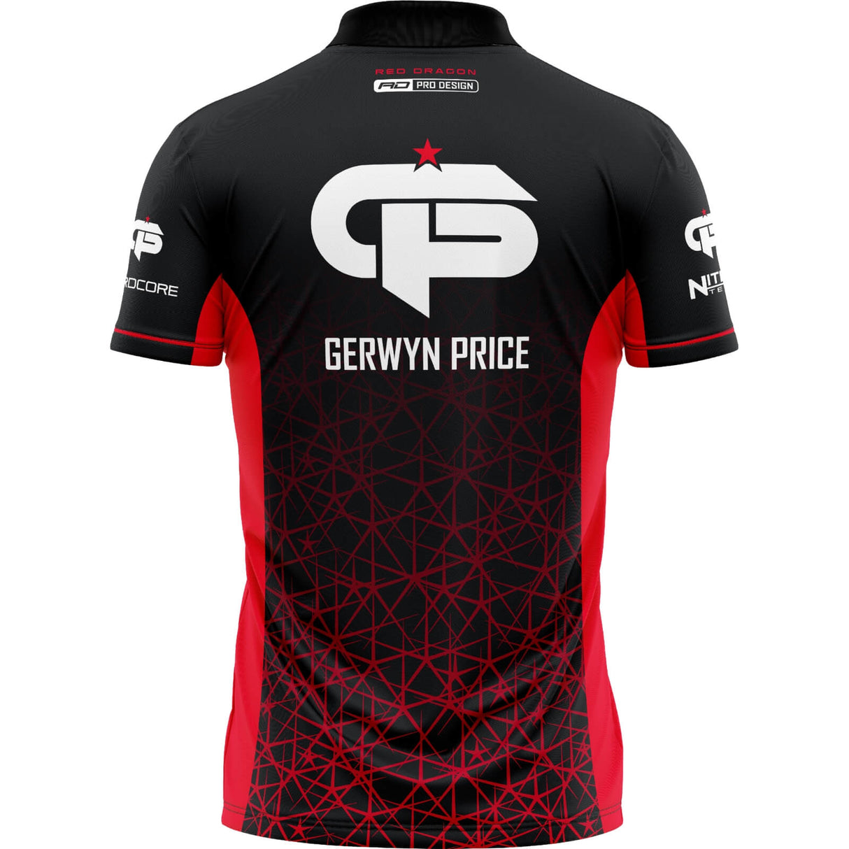 Red Dragon - Gerwyn Price Red Tour Polo Dart Shirt - S to 3XL -