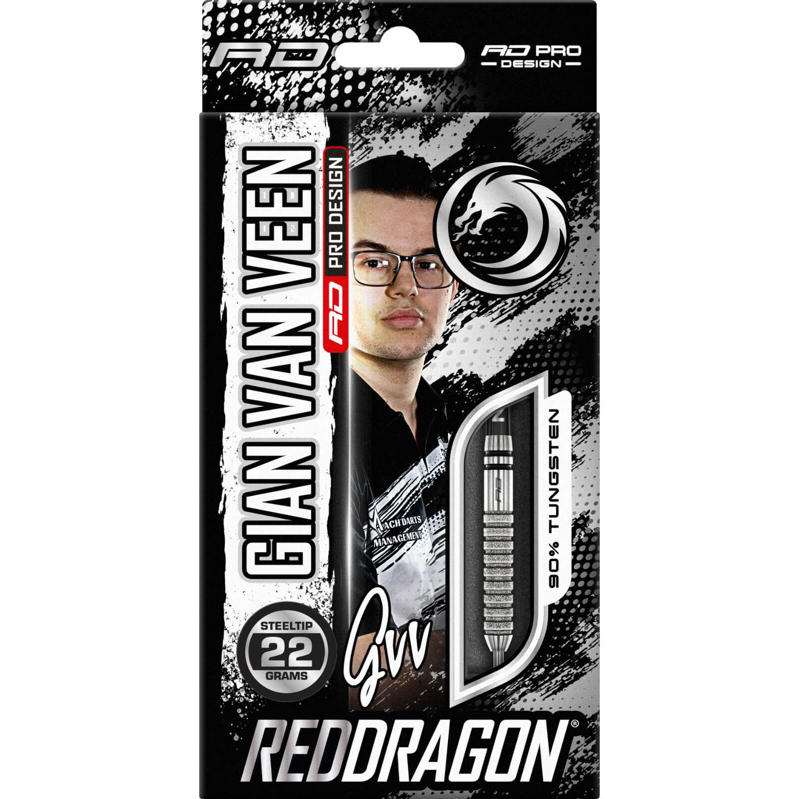 Red Dragon Gian Van Veen Tour Edition Darts For Sale | Avid Darts Shop