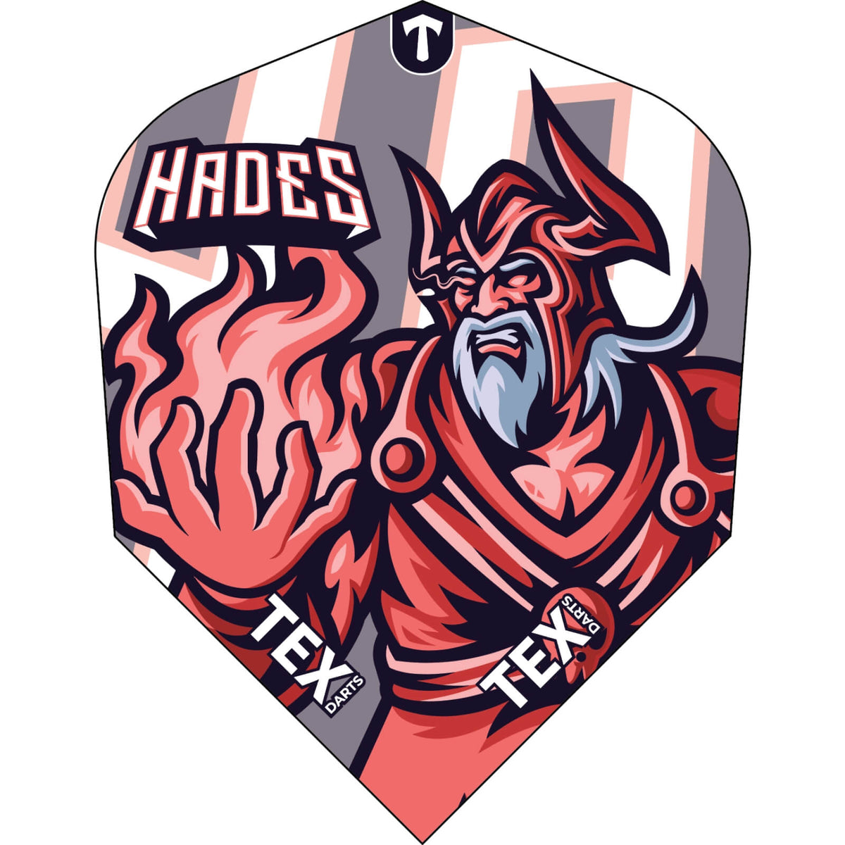 Dart Flights - Tex - Greek Mythology - Standard Dart Flights Hades