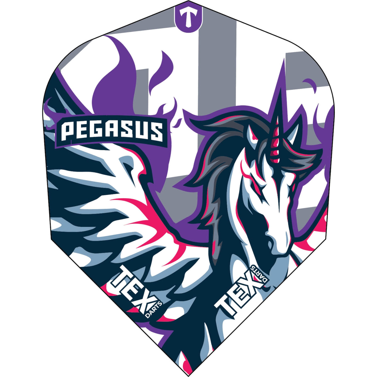 Dart Flights - Tex - Greek Mythology - Standard Dart Flights Pegasus