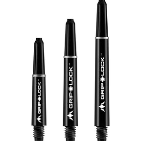 Mission - GripLock Nylon Dart Shafts - Short (34mm) / Black