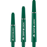 Mission - GripLock Nylon Dart Shafts - Short (34mm) / Green
