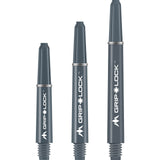 Mission - GripLock Nylon Dart Shafts - Short (34mm) / Grey