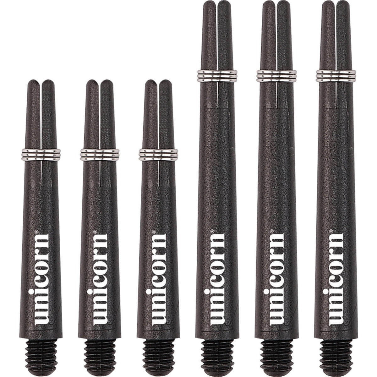 Dart Shafts - Unicorn - Gripper 3 Nylon Dart Shafts Short (34.4mm) / Black