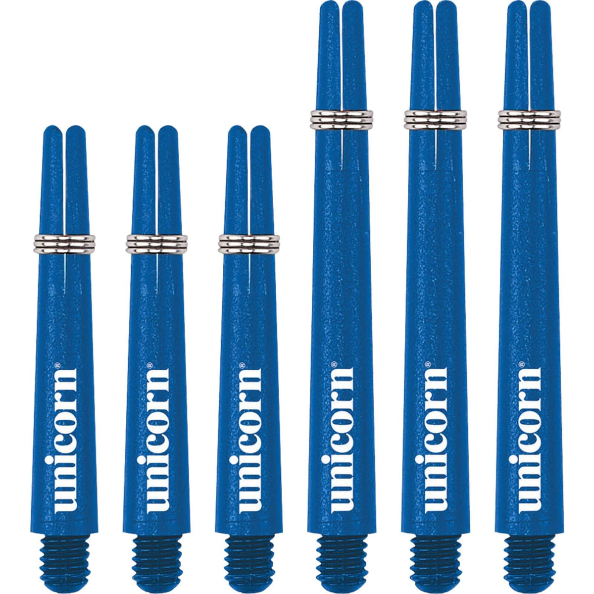 Dart Shafts - Unicorn - Gripper 3 Nylon Dart Shafts Short (34.4mm) / Blue
