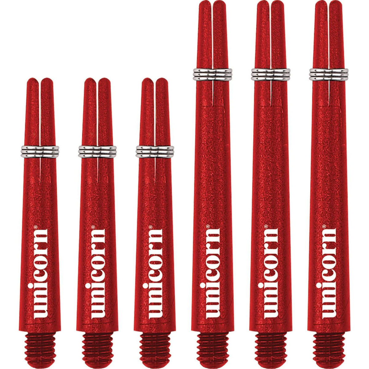 Dart Shafts - Unicorn - Gripper 3 Nylon Dart Shafts Short (34.4mm) / Red
