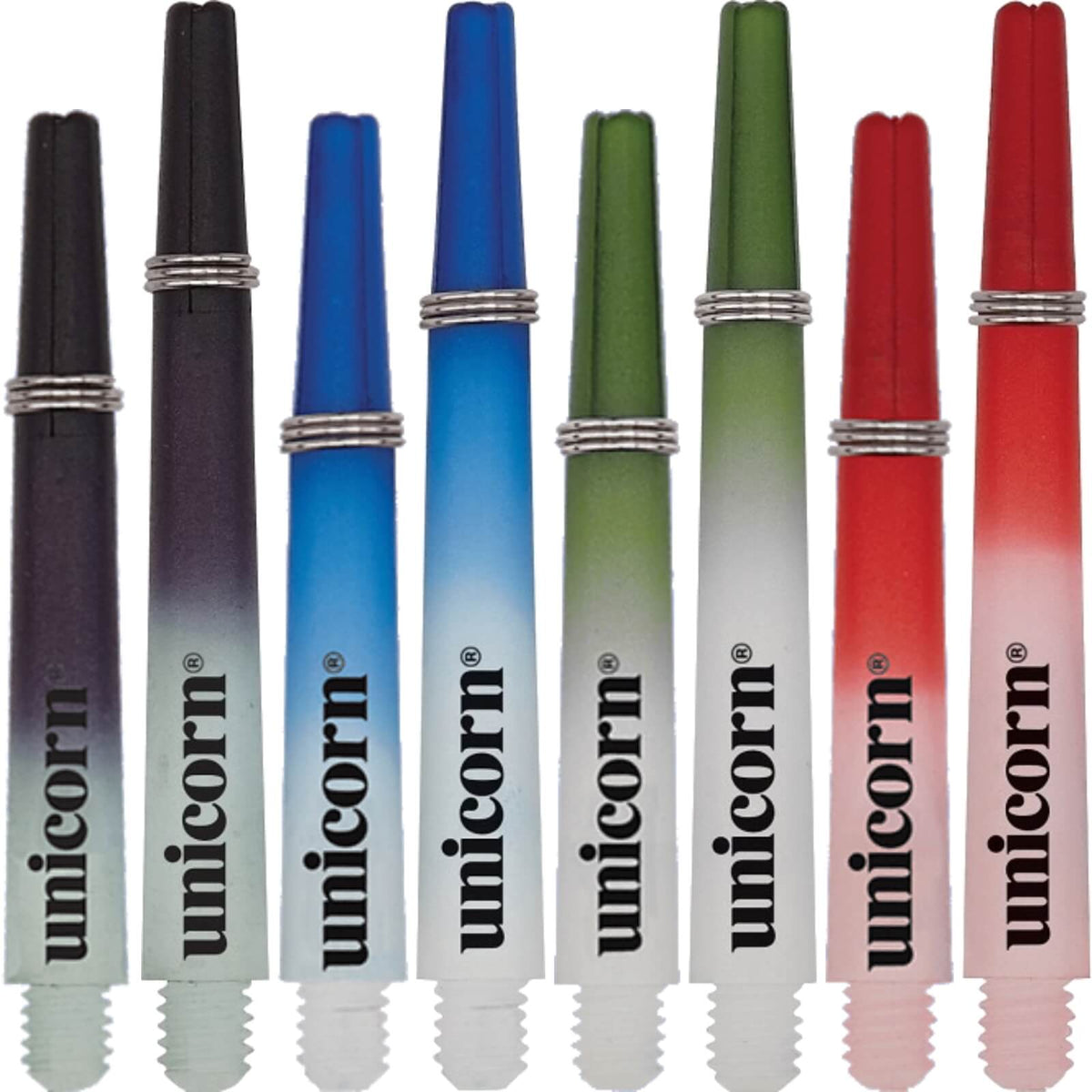 Dart Shafts - Unicorn - Gripper 3 Two Tone Nylon Dart Shafts 