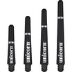 Unicorn - Gripper 4 Polycarbonate Dart Shafts - Ultra Short (29.0mm) / Black