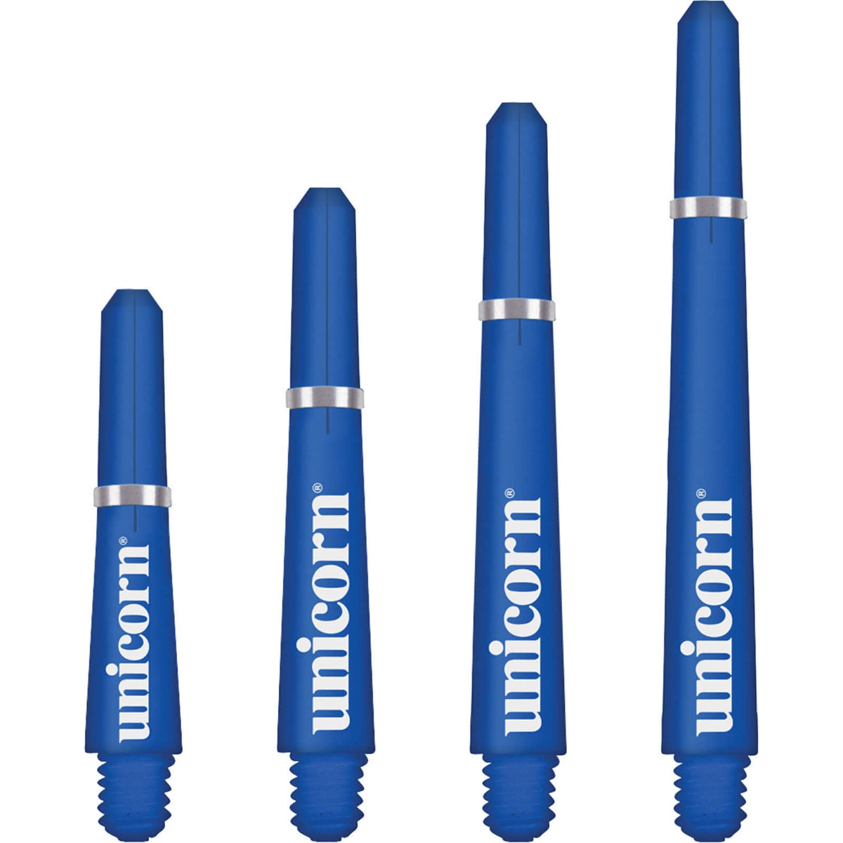 Dart Shafts - Unicorn - Gripper 4 Polycarbonate Dart Shafts Ultra Short (29.0mm) / Blue