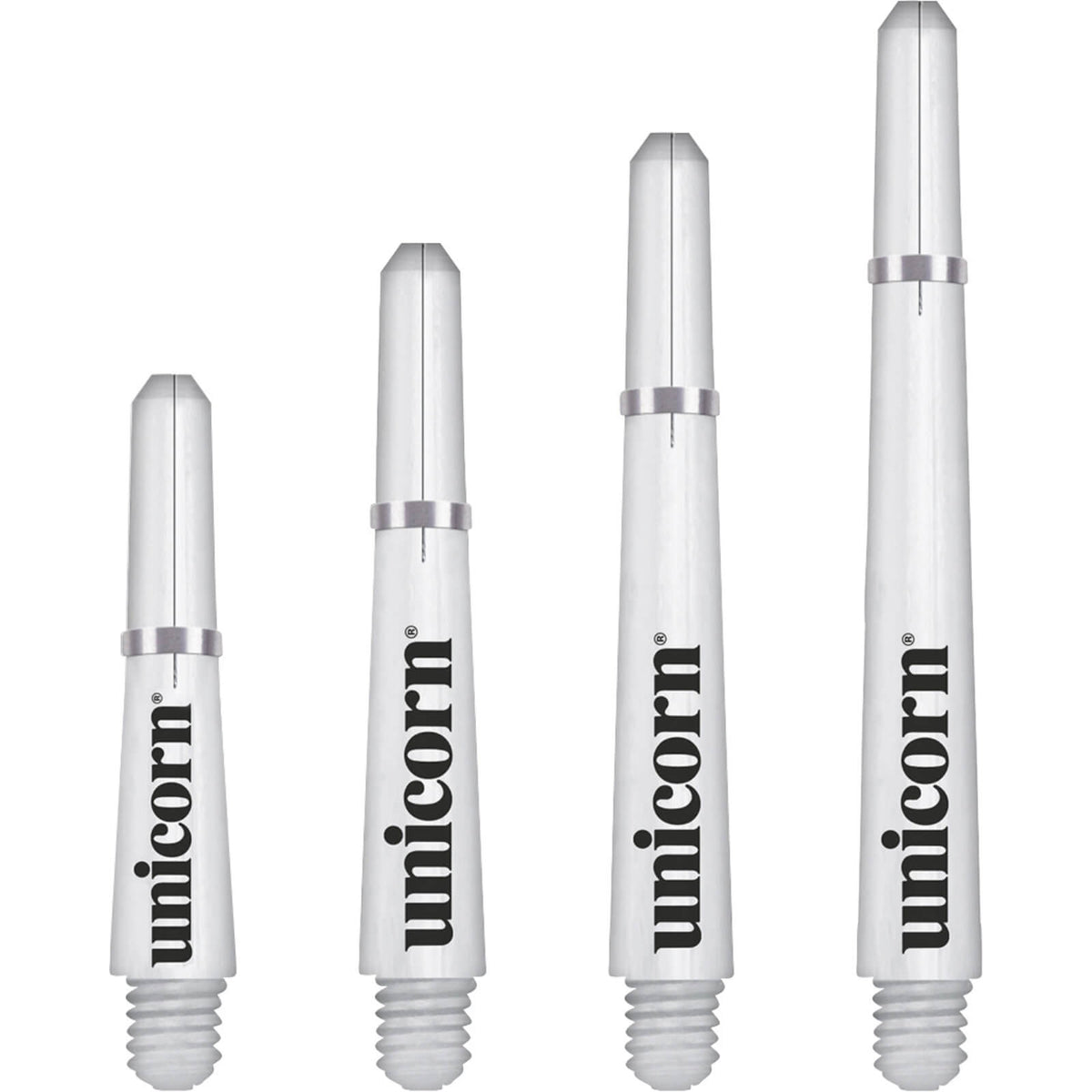 Dart Shafts - Unicorn - Gripper 4 Polycarbonate Dart Shafts Ultra Short (29.0mm) / Clear
