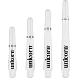 Unicorn - Gripper 4 Polycarbonate Dart Shafts - Ultra Short (29.0mm) / White